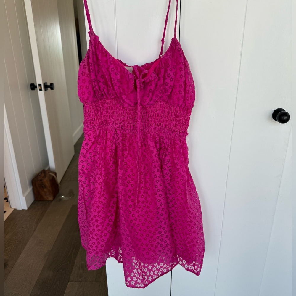 Perfect summer pink mini dress